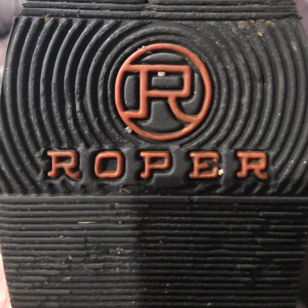 Roper Brown and Burgundy Cowboy Boots - Picture 6 of 7